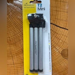 Mini tripod for digital or traditional cameras, 2 section legs
